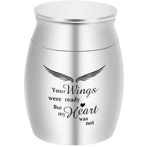 Angel Wings  Stainless Steel Urn