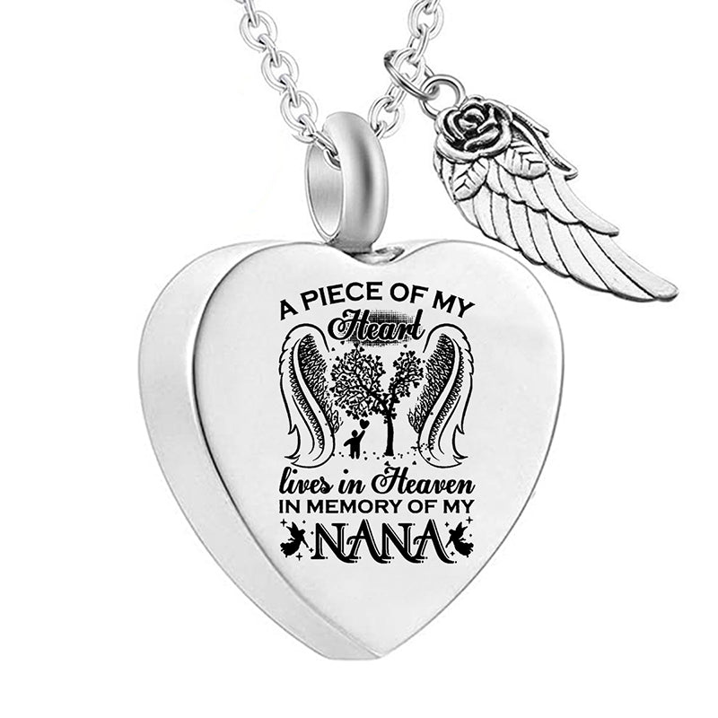 Tree Of Life Angel Wing Urn Necklace