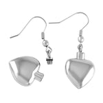 Heart of Love Cremation Urn Earrings