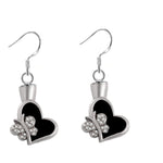 Heart of Love Cremation Urn Earrings