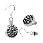 Flower of Life Cremation Keepsake Earrings