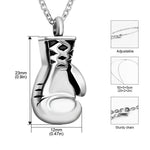 Boxing Glove Urn Necklace