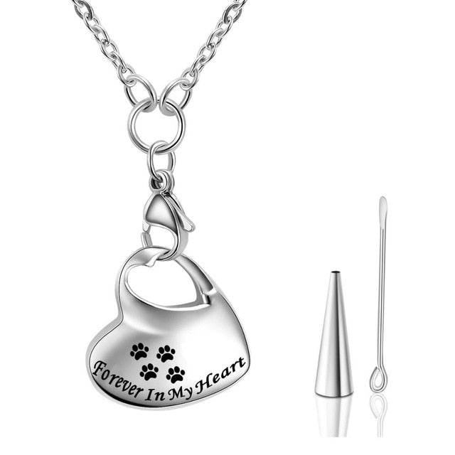 Stainless Steel Pet Urn Necklace