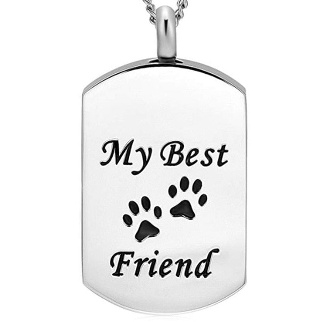 Stainless Steel Pet Urn Necklace