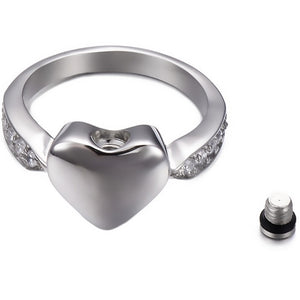 Memorial Stainless Steel Cremation Ring