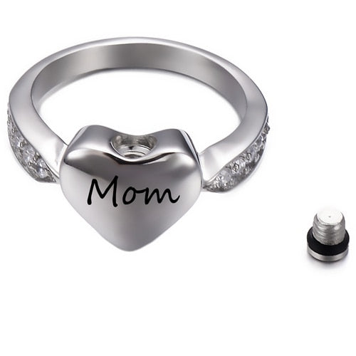 Memorial Stainless Steel Cremation Ring