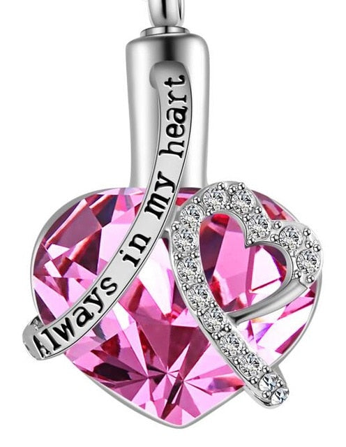 Stunning Always in my heart Urn Necklace