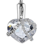 Stunning Always in my heart Urn Necklace