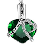 Stunning Always in my heart Urn Necklace