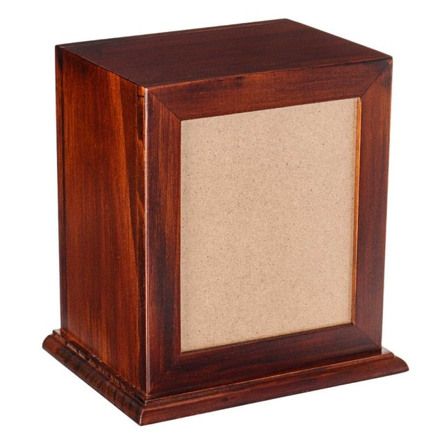 Wood Pet Funeral Memorial Urn Caskets