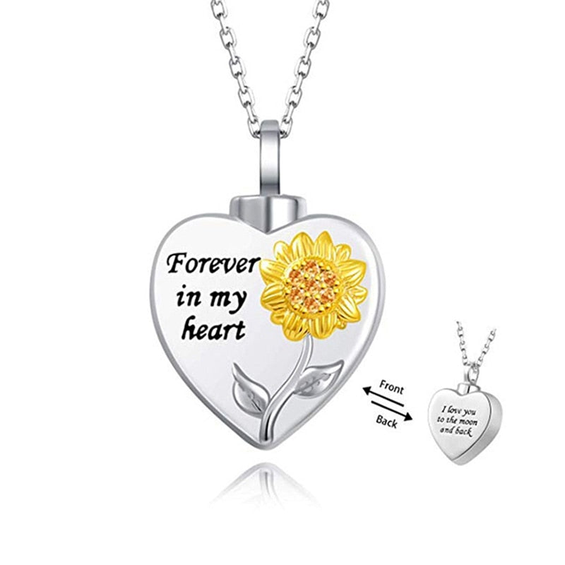 Forever in my Heart Urn Necklace