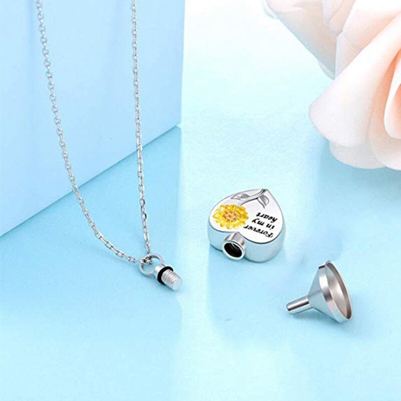 Forever in my Heart Urn Necklace