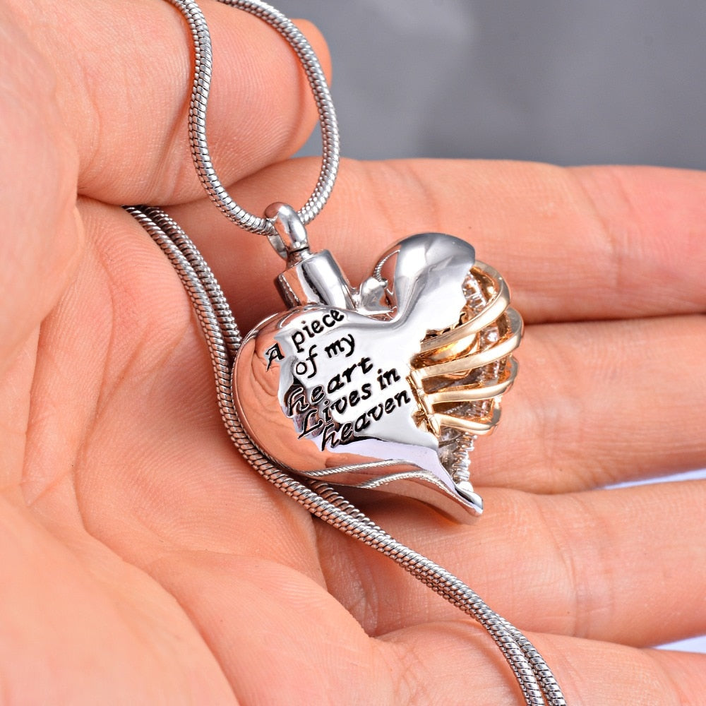 Amazing Heart  Urn Necklace