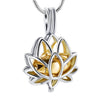 Lotus Flower Keepsake Pendant