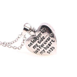 Heart Shaped Memorial Urns Necklace