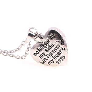 Heart Shaped Memorial Urns Necklace