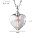 Heart Shaped Memorial Urns Necklace