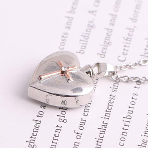 Heart Shaped Memorial Urns Necklace