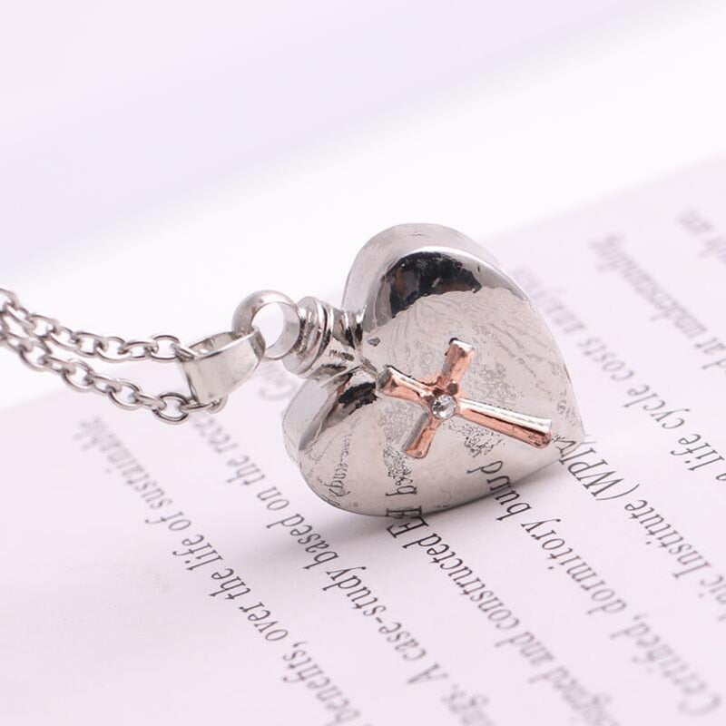 Heart Shaped Memorial Urns Necklace