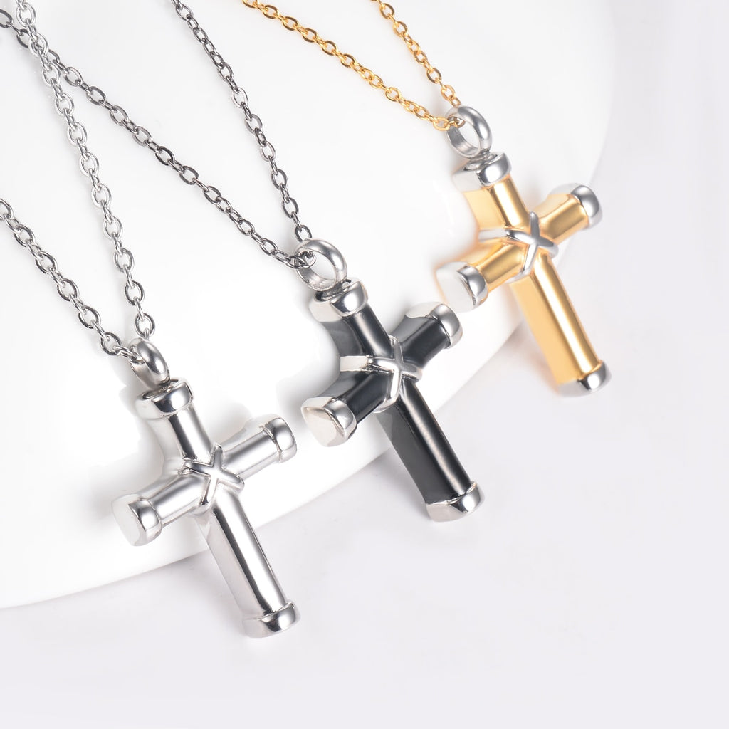 Beautiful Cross  Urn Necklace