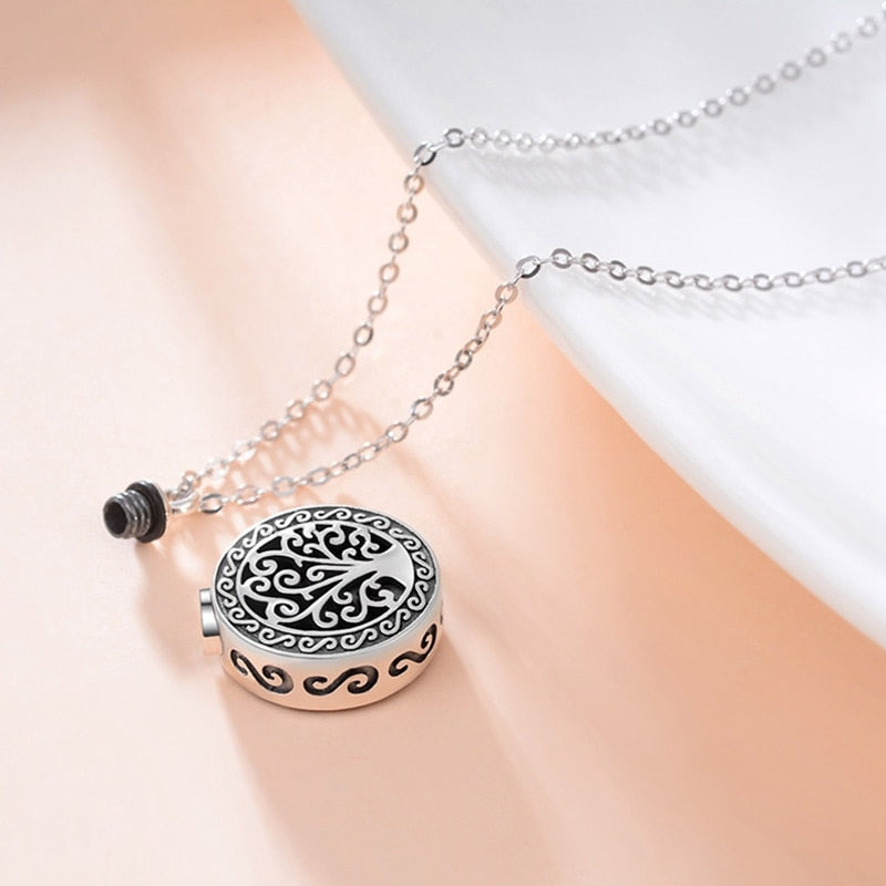 Tree Of Life Cremation Urn Necklace