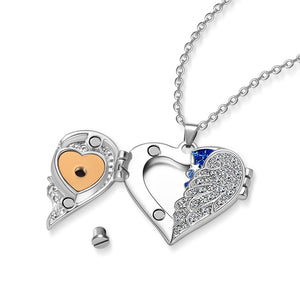 Amazing Cremation Heart Necklace